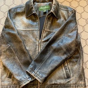 Eddie Bauer Leather Jacket - Men’s Large